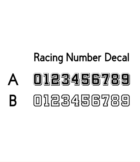 Schwarzer Racing Decal Sticker, Motorsport Aufkleber, Motorrad Racing Design, Clubstyle Chopper Sticker, Custom Bike Aufkleber, Motorrad Zubehör, Offroad, Motocross, Street Racing, Motorsport Enthusiasten, langlebiger Vinyl Sticker mit Transferfolie, Racing Nummern Sticker in verschiedenen Größen, perfekt für Helm, Tank, Heck, Bike Deko, Racing Team Sticker, Motorsport Fanartikel, hochwertiger Motorrad Aufkleber personalisiert