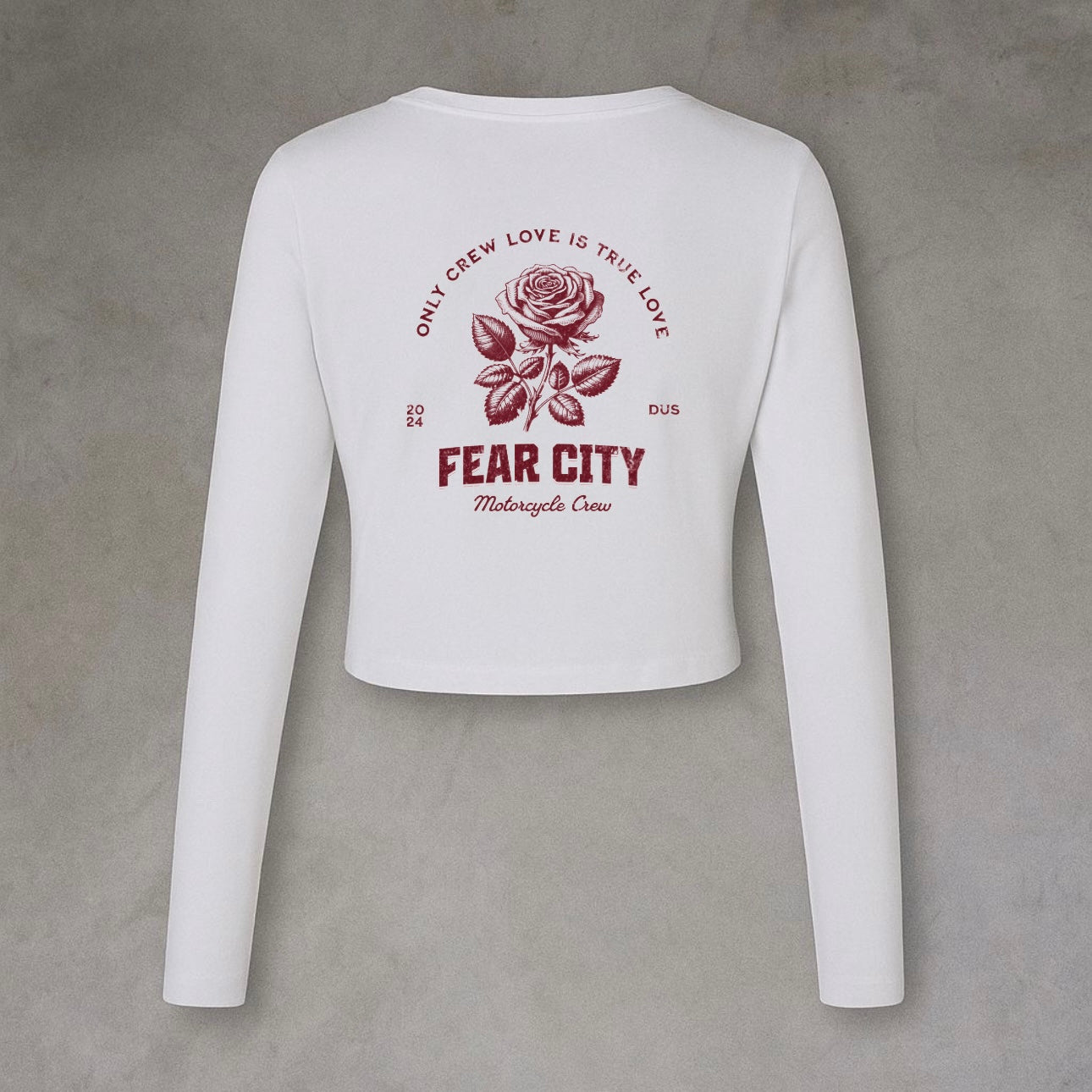 Fear City Women Rusty Rose Longsleeve - Damen Motorrad Streetwear Shirt