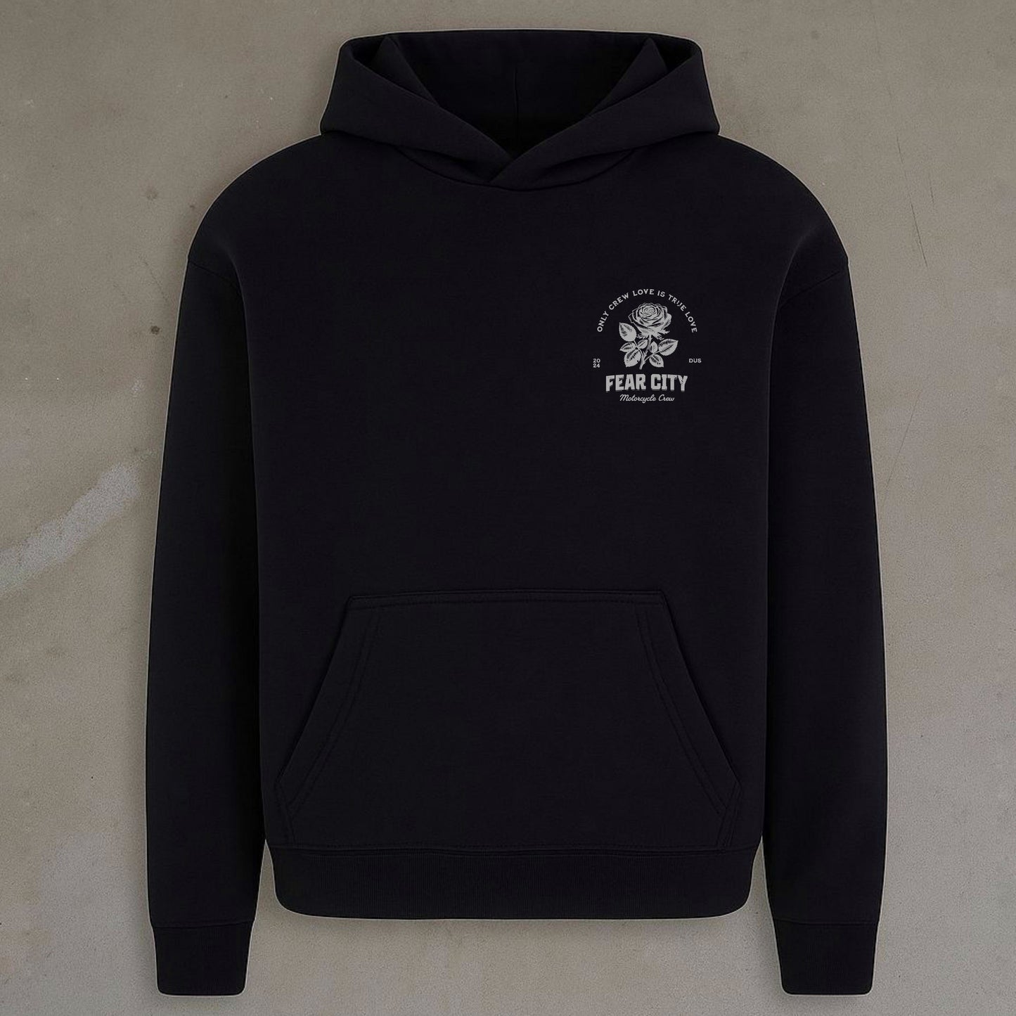 WHITE ROSE HOODIE