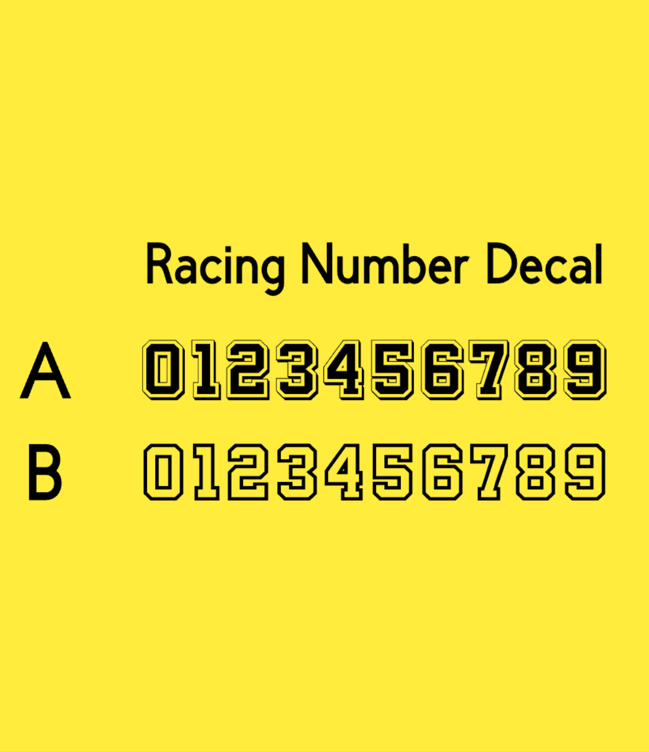 Schwarzer Racing Decal Sticker, Motorsport Aufkleber, Motorrad Racing Design, Clubstyle Chopper Sticker, Custom Bike Aufkleber, Motorrad Zubehör, Offroad, Motocross, Street Racing, Motorsport Enthusiasten, langlebiger Vinyl Sticker mit Transferfolie, Racing Nummern Sticker in verschiedenen Größen, perfekt für Helm, Tank, Heck, Bike Deko, Racing Team Sticker, Motorsport Fanartikel, hochwertiger Motorrad Aufkleber personalisiert