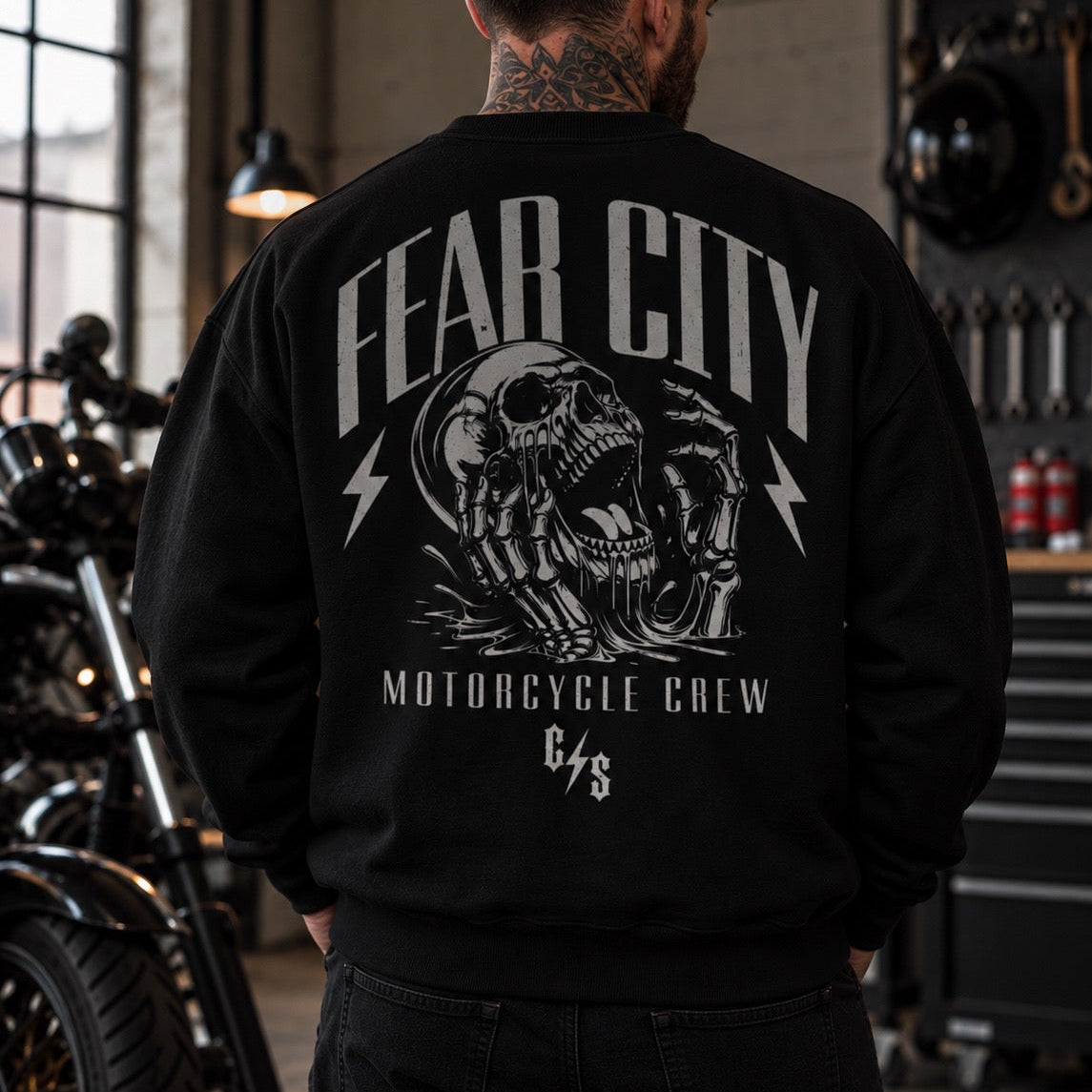 Reaper Crewneck – Motorrad Crewneck | Fear City