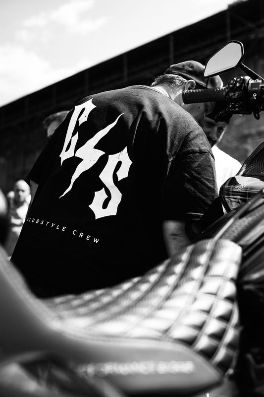 OG CS Clubstyle T-Shirt Schwarz - Fear City Biker Streetwear