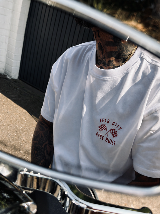 RACE BUILT TEE - RUSTY