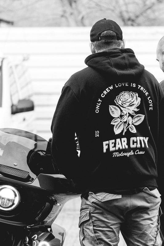 WHITE ROSE HOODIE