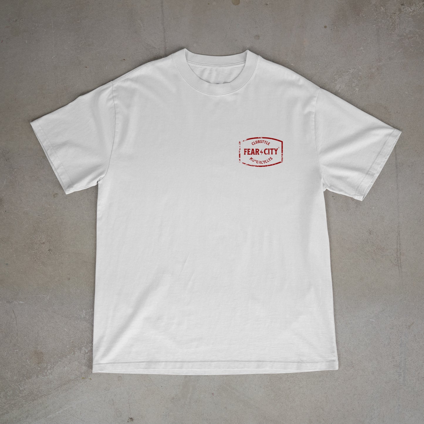 Fear City Cali Love T-Shirt Rusty Red- Biker Streetwear Motorrad Crew