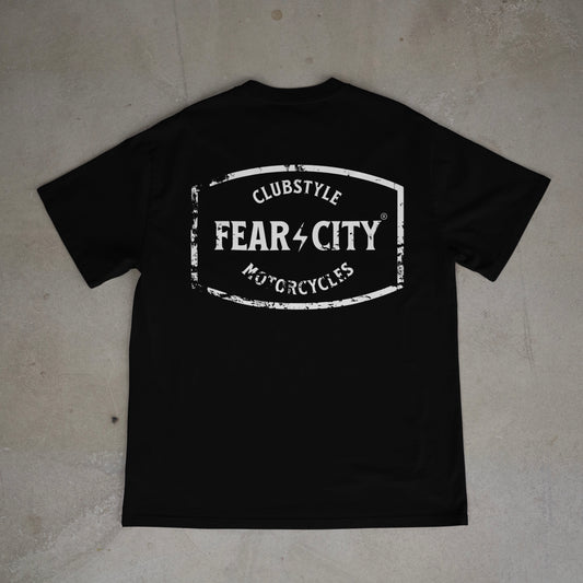 Fear City Cali Love T-Shirt Black - Biker Streetwear Motorrad Crew