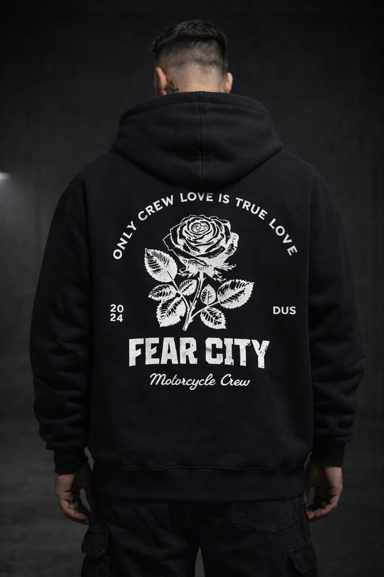 FEAR CITY ROSE HOODIE
