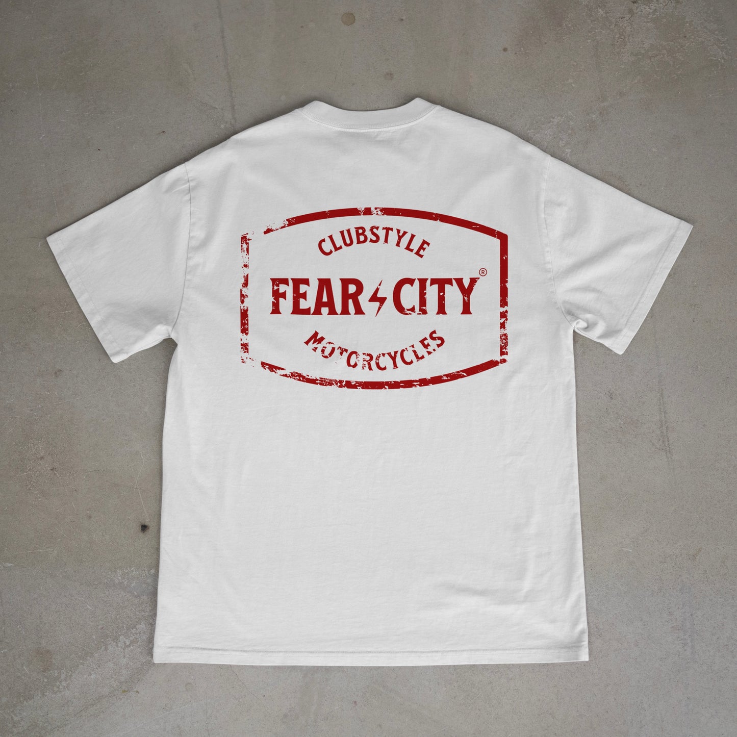 Fear City Cali Love T-Shirt Rusty Red- Biker Streetwear Motorrad Crew