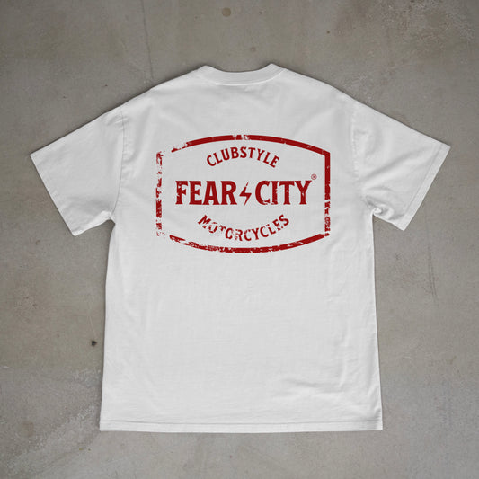Fear City Cali Love T-Shirt Rusty Red- Biker Streetwear Motorrad Crew