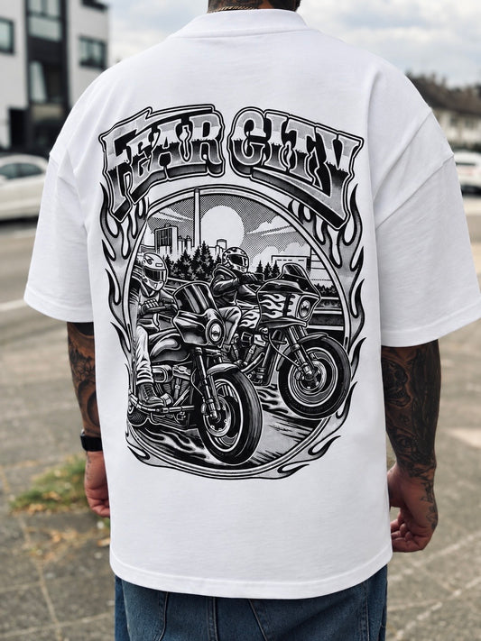 FEAR RIDE TEE – Clubstyle Motorrad T-Shirt | Fear City