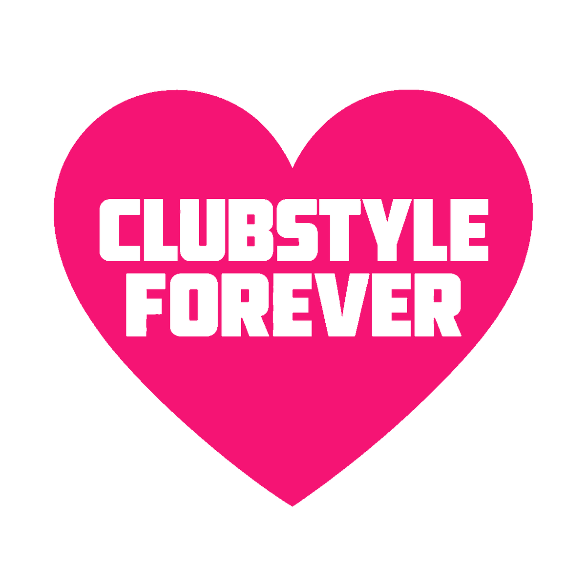 CLUBSTYLE FOREVER Motorrad Biker Sticker in Pink – Fear City