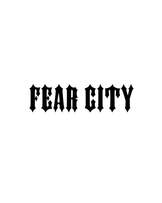 FEAR CITY STICKER – CLASSIC LOGO · MULTICOLOR