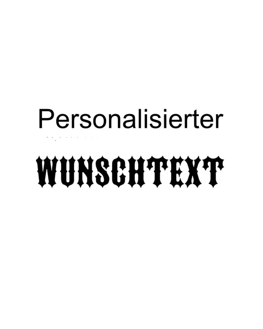 PERSONALISIERTER CLUBSTYLE STICKER – CUSTOM TEXT · MULTICOLOR
