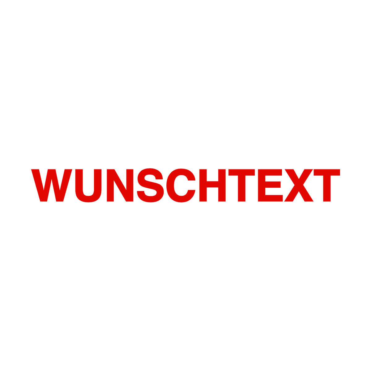 CUSTOM TEXT Font 2 Rot – personalisierter Biker Sticker für Motorrad und Chopper | Fear City