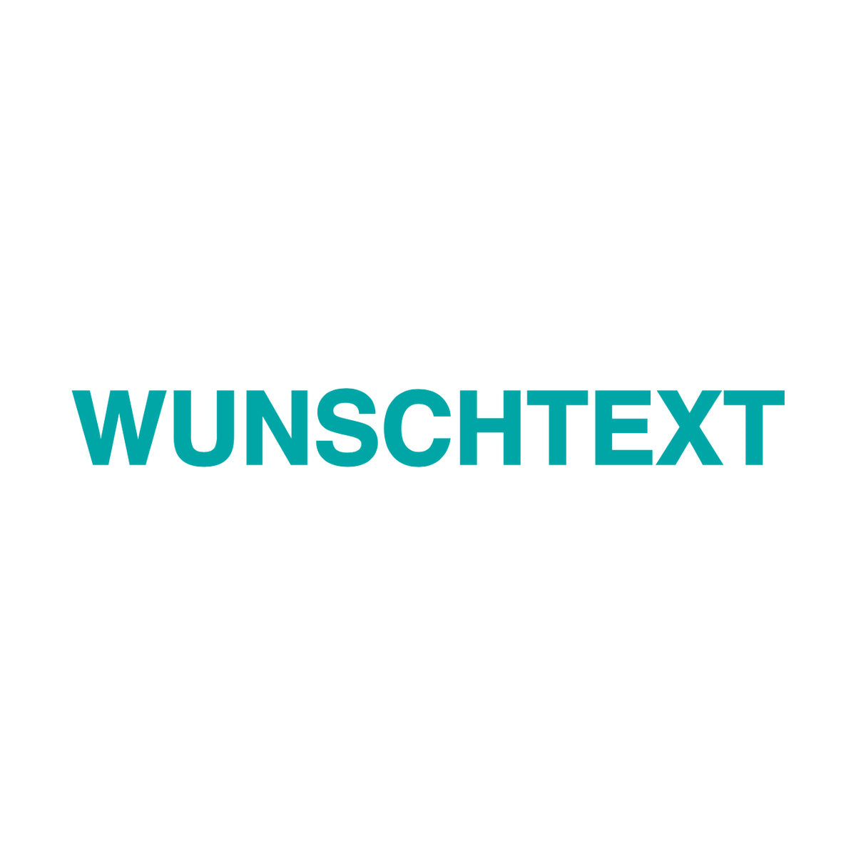 CUSTOM TEXT Font 2 Türkis – personalisierter Motorrad Sticker für Cruiser und Custom Bike | Fear City