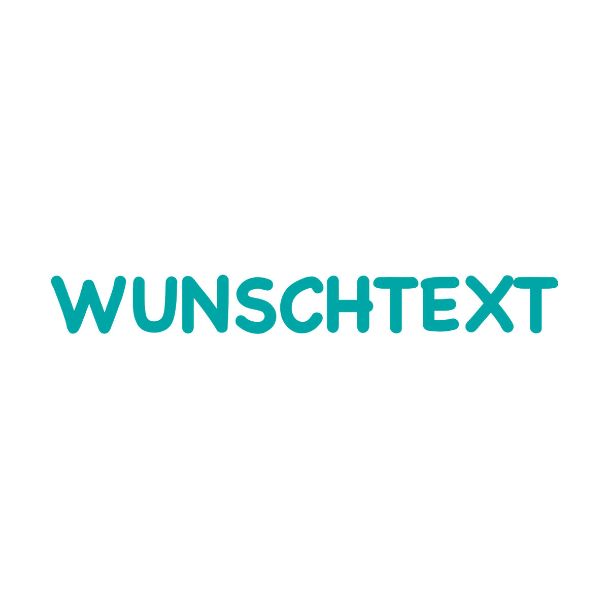 CUSTOM TEXT Font 3 Türkis – personalisierter Motorrad Sticker für Cruiser und Custom Bike | Fear City