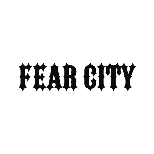 FEAR CITY OG Sticker in Schwarz – FEAR CITY